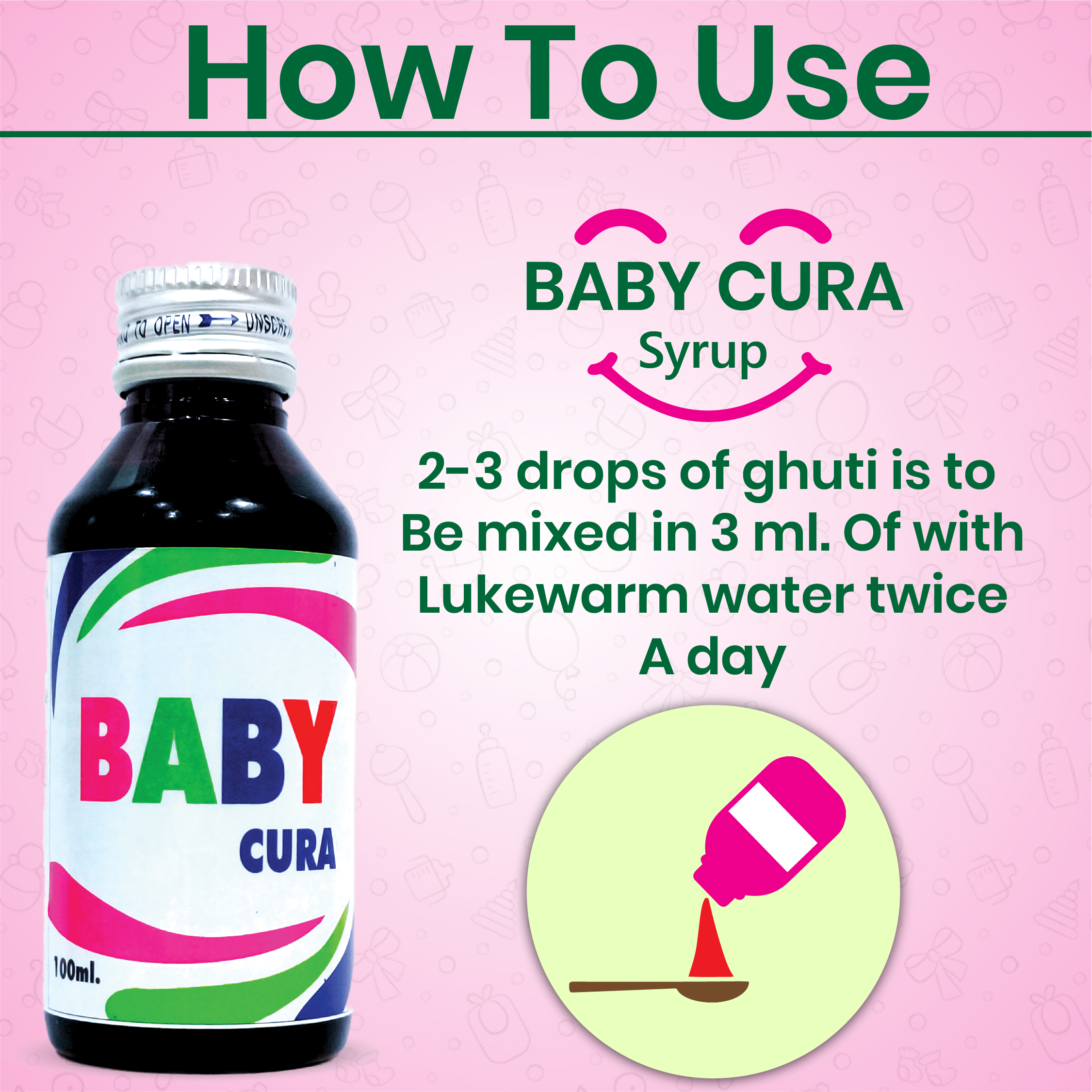 Baby Cura Syrup 100 ML 12