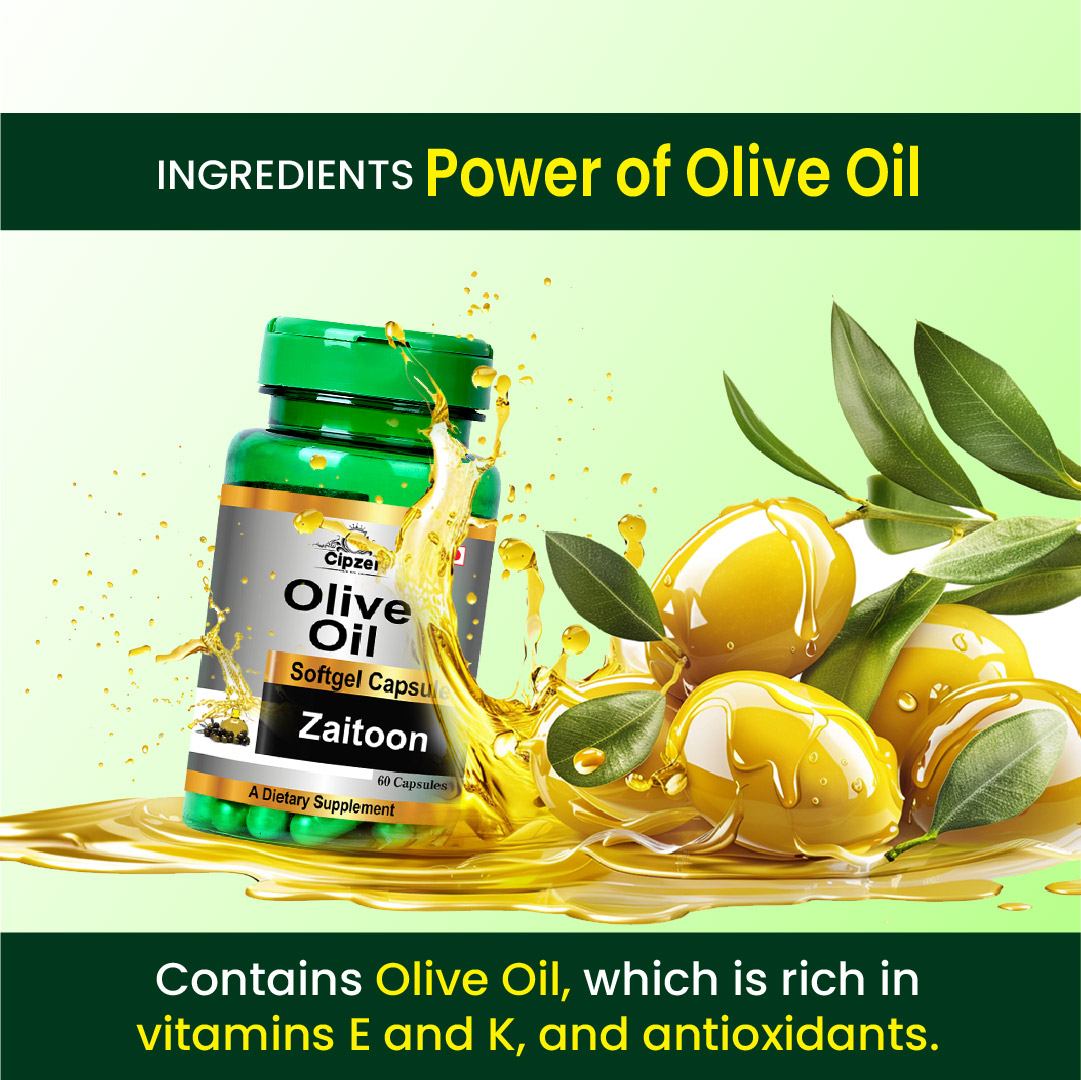 Olive Oil Soft Gel Capsules 60's - Image 2