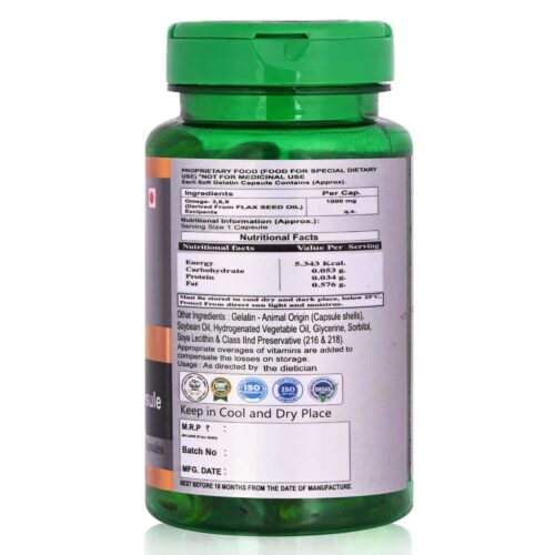 Flaxseed Softgel Capsule - Image 3