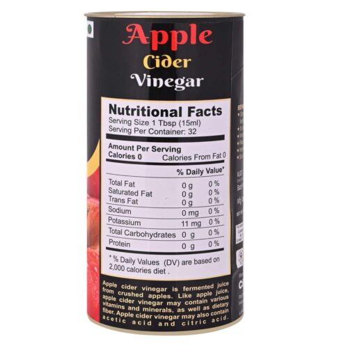 Apple Cider Vinegar With 2x Mother For Skin Hair Gut Health 500 Ml - Image 3