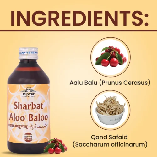 Sharbat Aloo Baloo 500 ML - Image 3