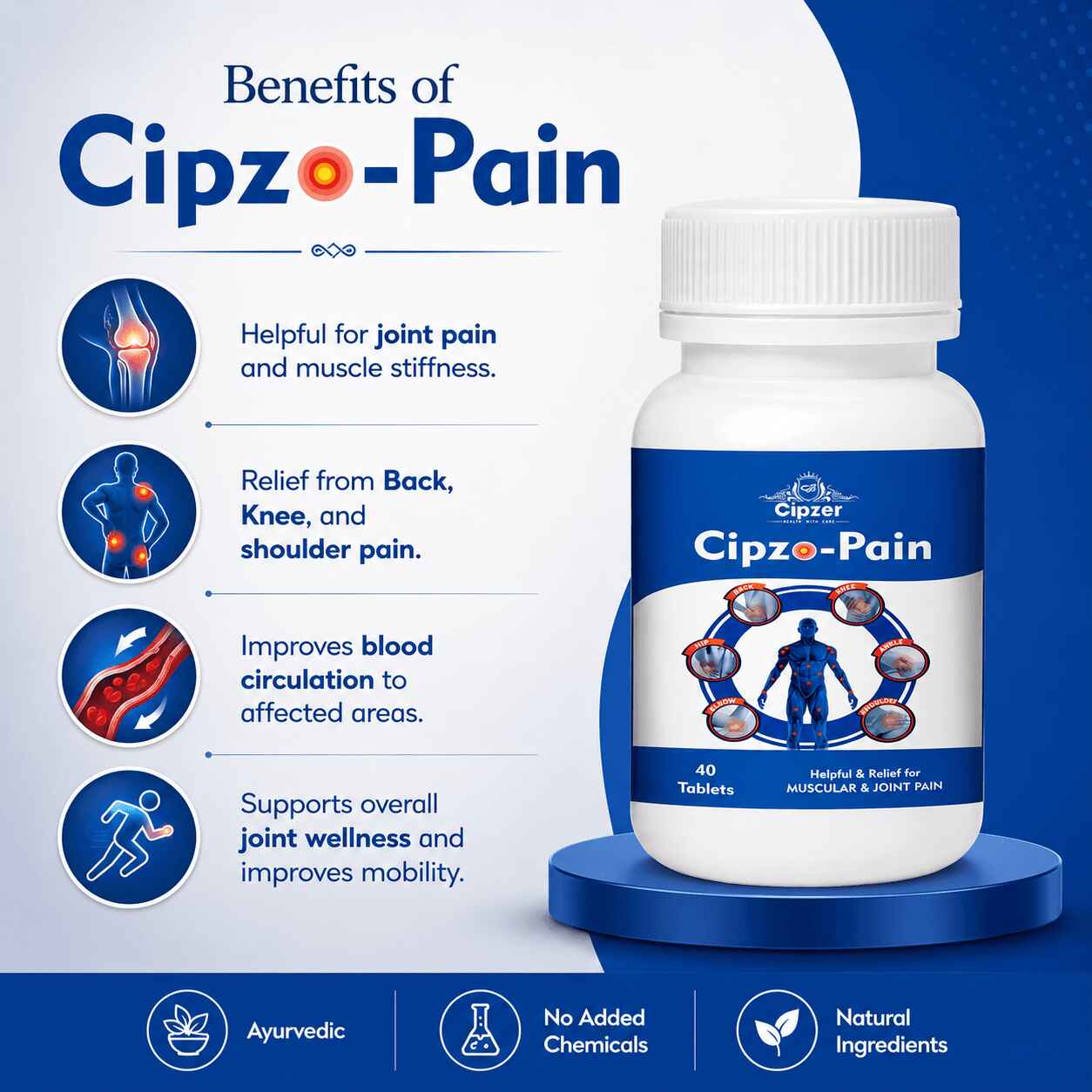 Cipzo Pain 40 Tablets - Image 4